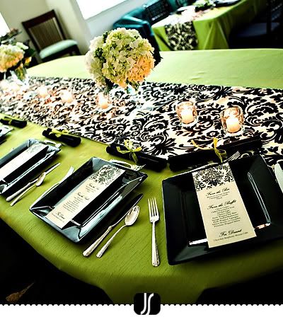 Black White Wedding Reception Ideas