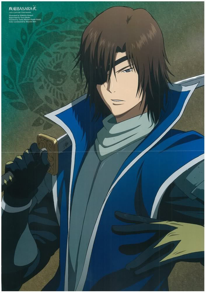 date masamune sengoku basara samurai kings. tattoo date masamune anime.