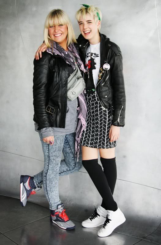 dj nikki & Agyness Deyne, model