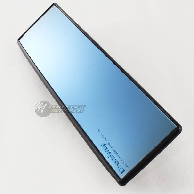 Find Broadway 300mm Convex Blue Tinted Interior Clip On Rear View Mirror For MITSUBIS in Rowland