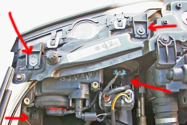 Remove bmw headlight assembly #5