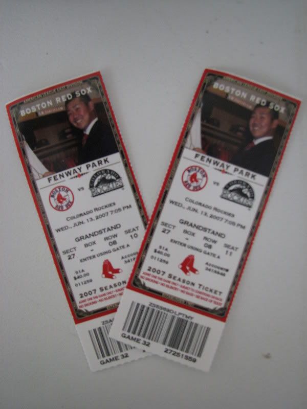 Boston RED SOX vs Colorado ROCKIES
