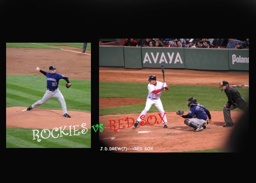 Boston RED SOX vs Colorado ROCKIES