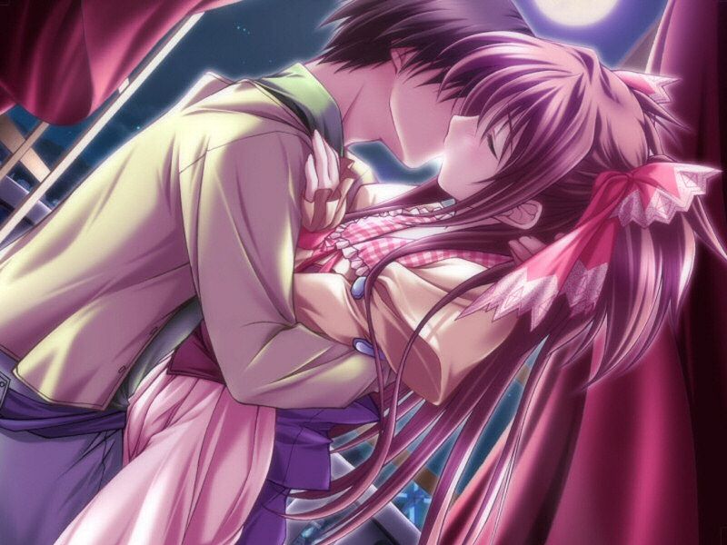 anime wallpaper kiss. How#39;s your 1st kiss going