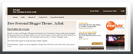 free blogspot template
