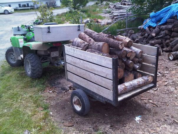 Home made ATV trailer Home made ATV trailer