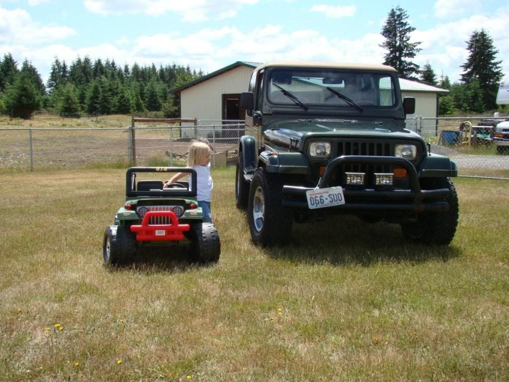 My YJ, my daughters TJ and a request for wire harness - JeepForum.com