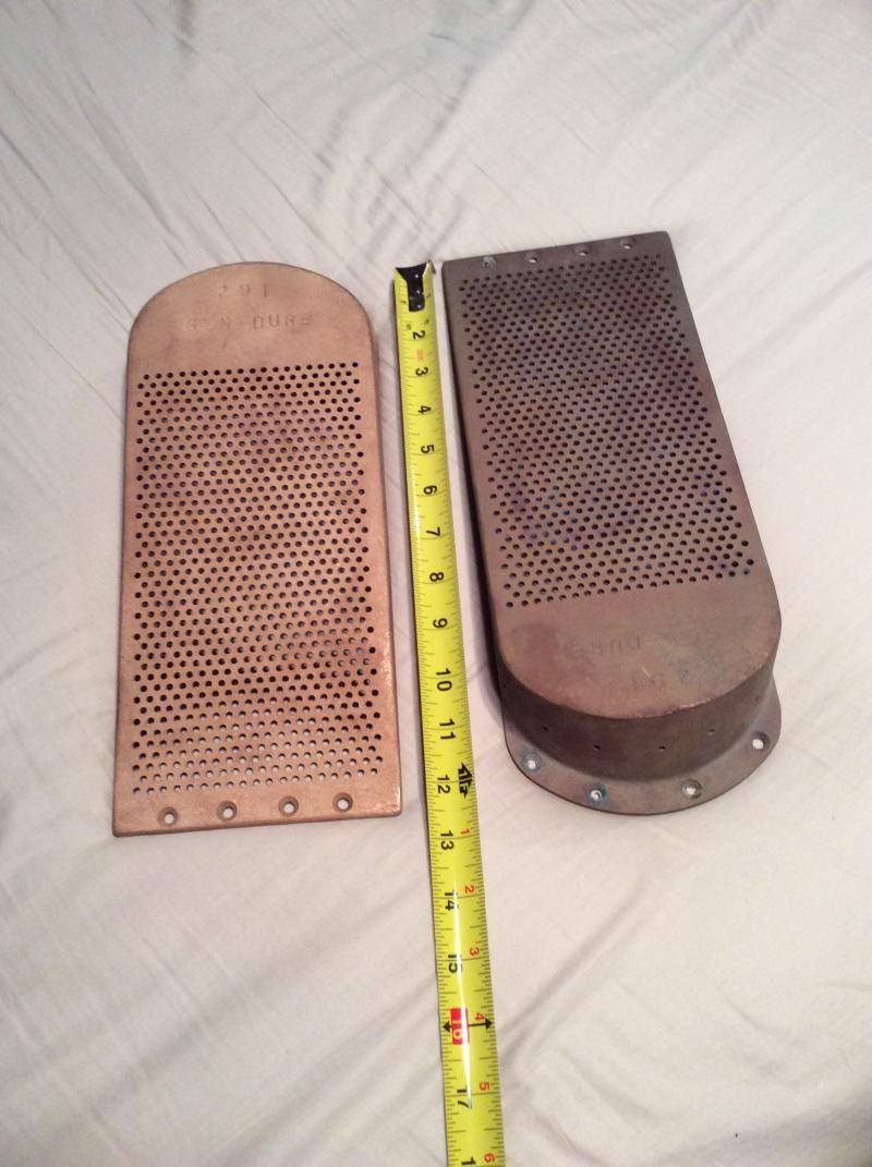 Sendure external sea strainers / South Bay strainers bronze pair The