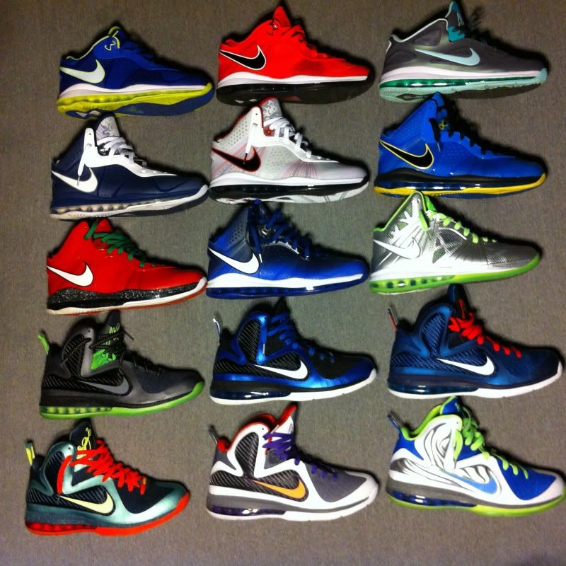 all lebron shoes in order