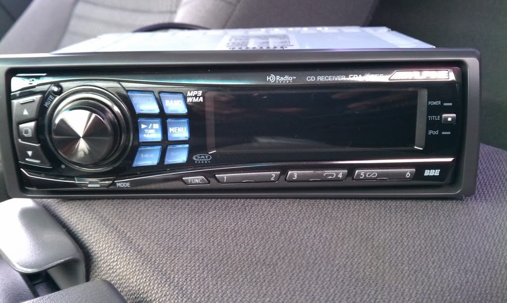 Alpine CDA9856, 12" Raw Monitor Car Audio Car