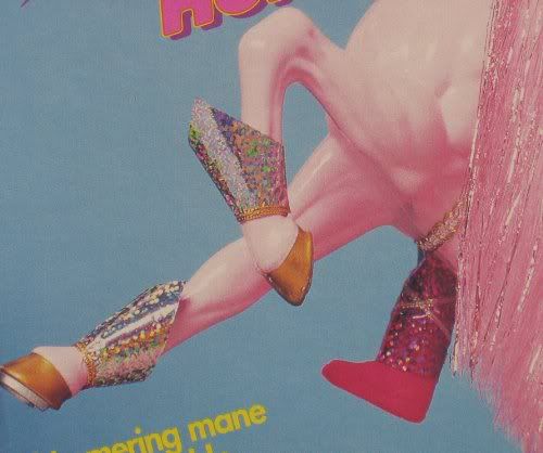 1995 Flying Hero Horse gauntltes and hooves