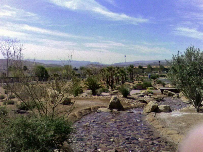 Stream in Desert Scape, St. George, Utah Pictures, Images and Photos
