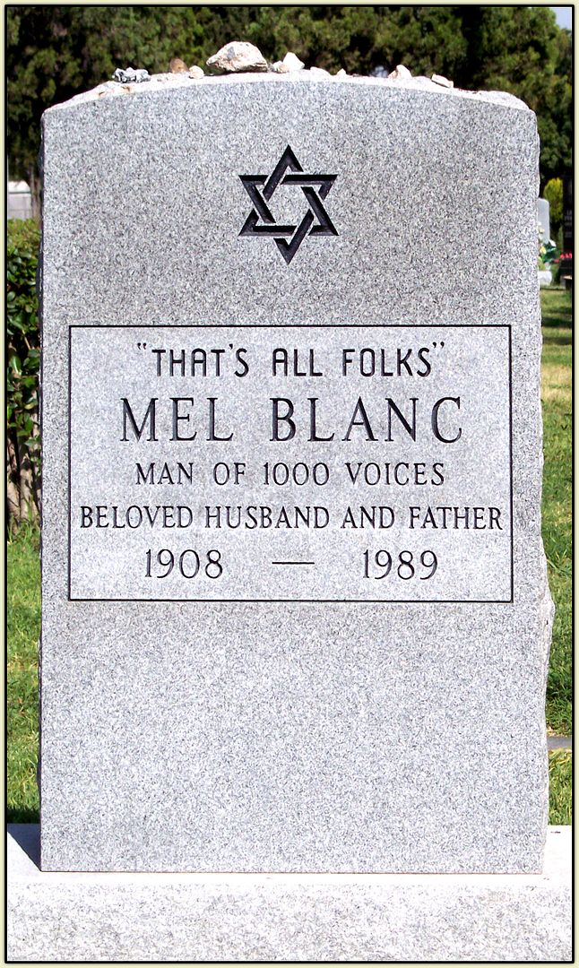 Mel Blanc's Resting Place