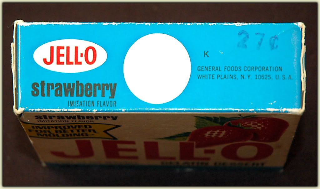 Ancient Jell-O with price stamp