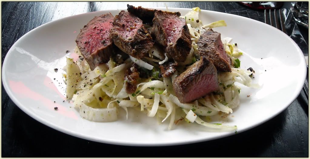 Endive and Fennel Salad with Steak