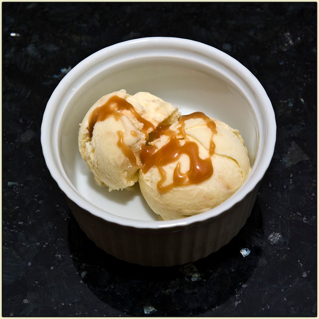 Pear and Salted Caramel Ice Cream
