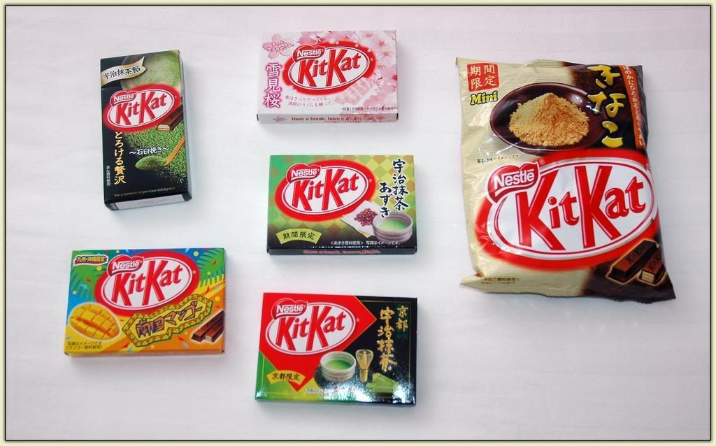 Assorted KitKats