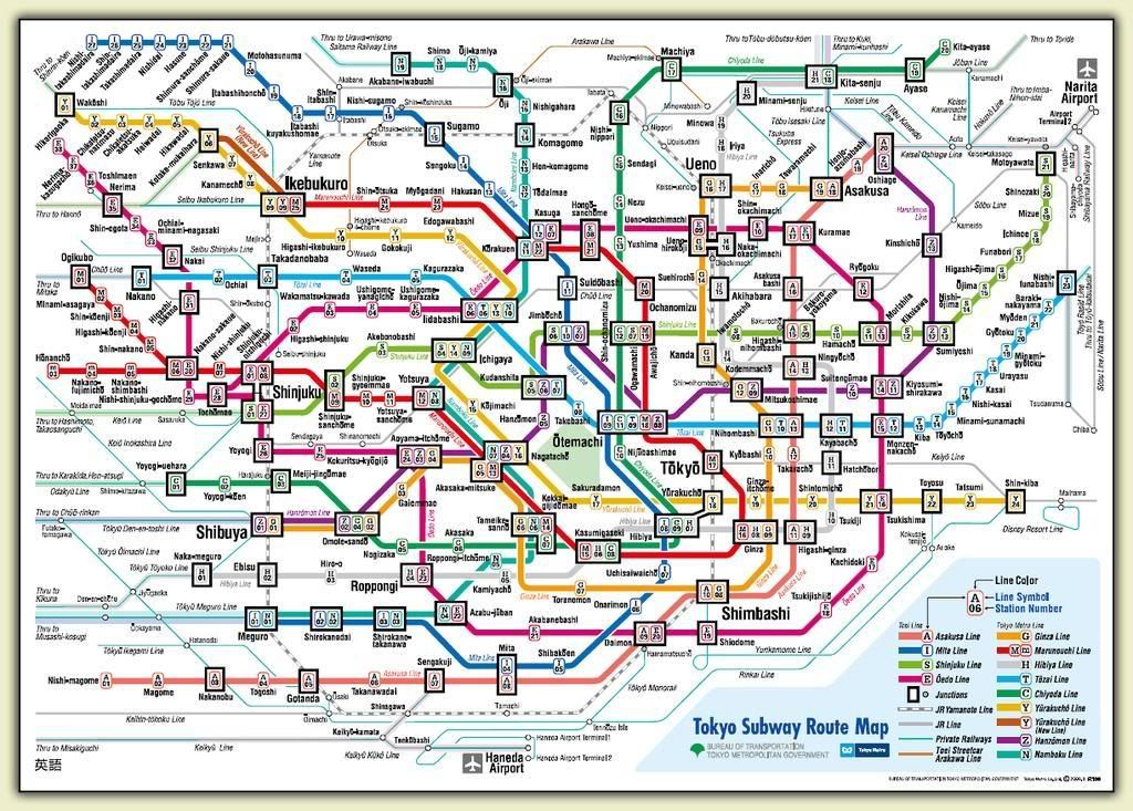 Tokyo Subway Map