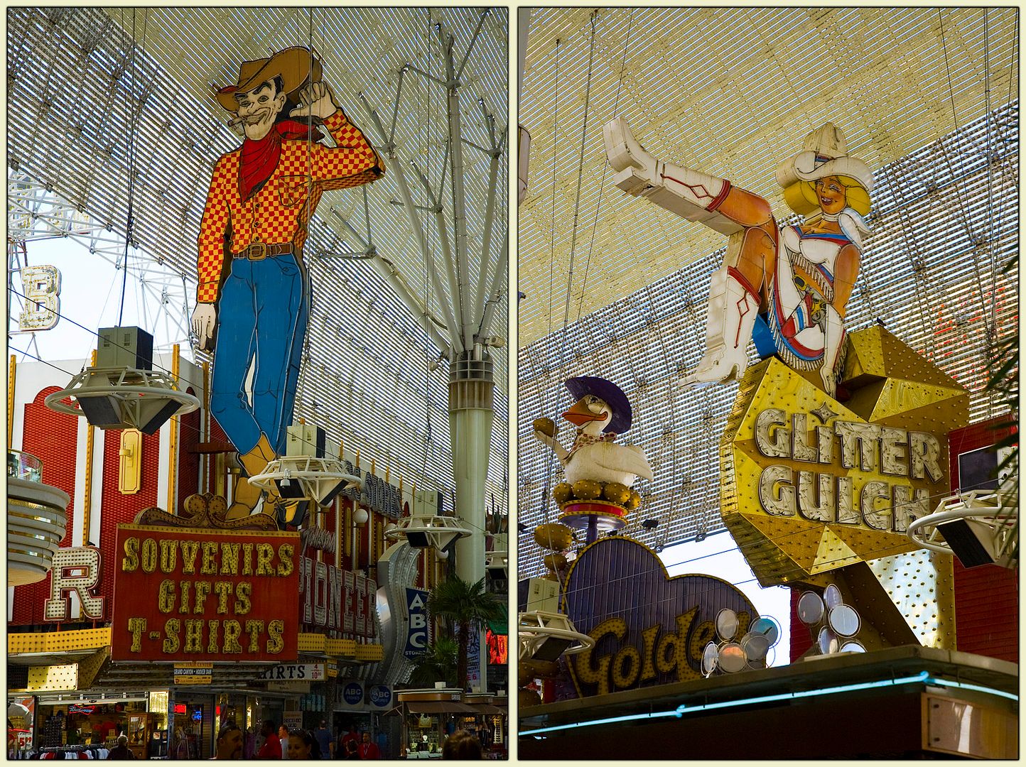 Fremont Street Cowboy and Cowgirl