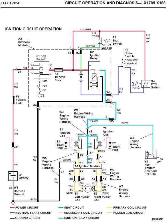 40 John Deere Lx178 Parts Diagram