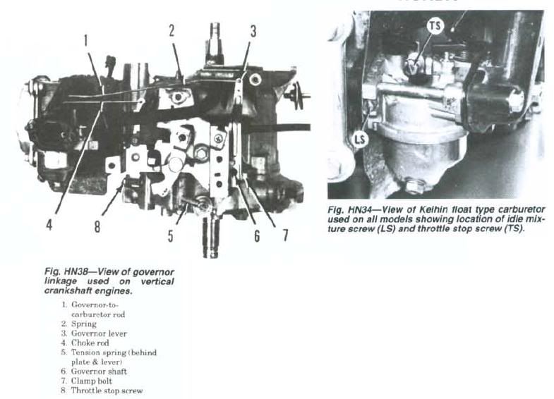 Honda lawnmower carb settings #5