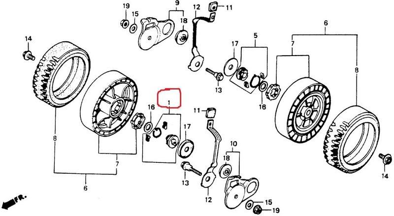 Honda hr214 wheels #4