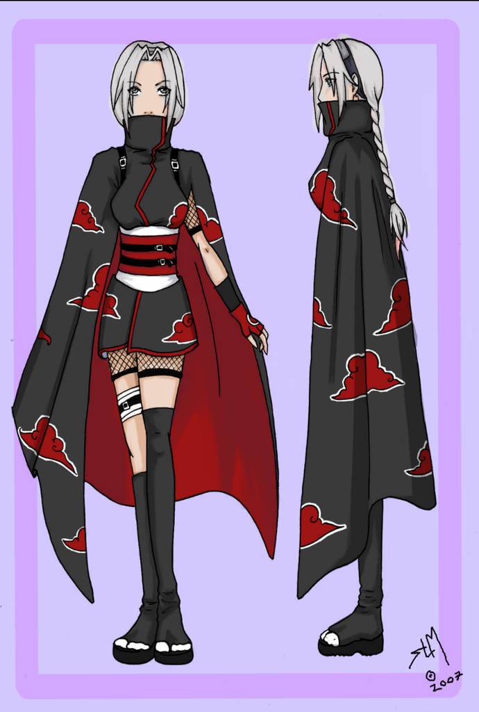  Anime girl (Wear this one on missons^^)(Its Akatsuki Clothes Because- 