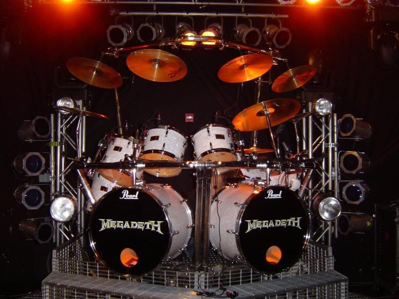 Megadeth Drums Pictures, Images and Photos