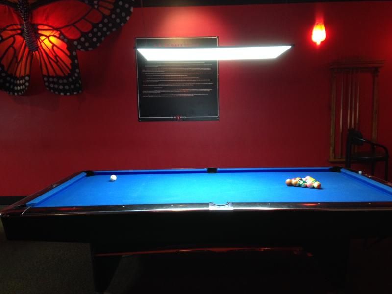 led panel pool table light