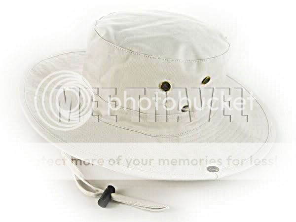 Camping Fishing Boonie Wide Brim Bush Hat LIGHT KHAKI  