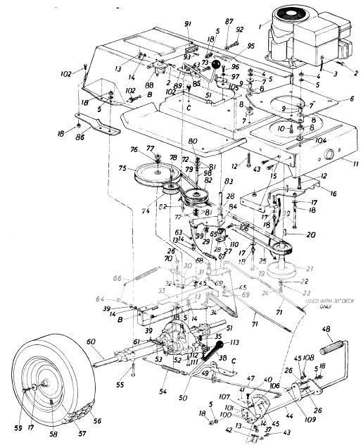 MTD Whites lawnmower belt ? - Yesterday's Tractors